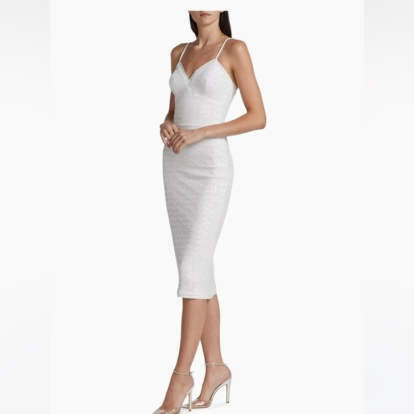 Chiara Boni Sequined Midi Dress - Picture 4 of 11